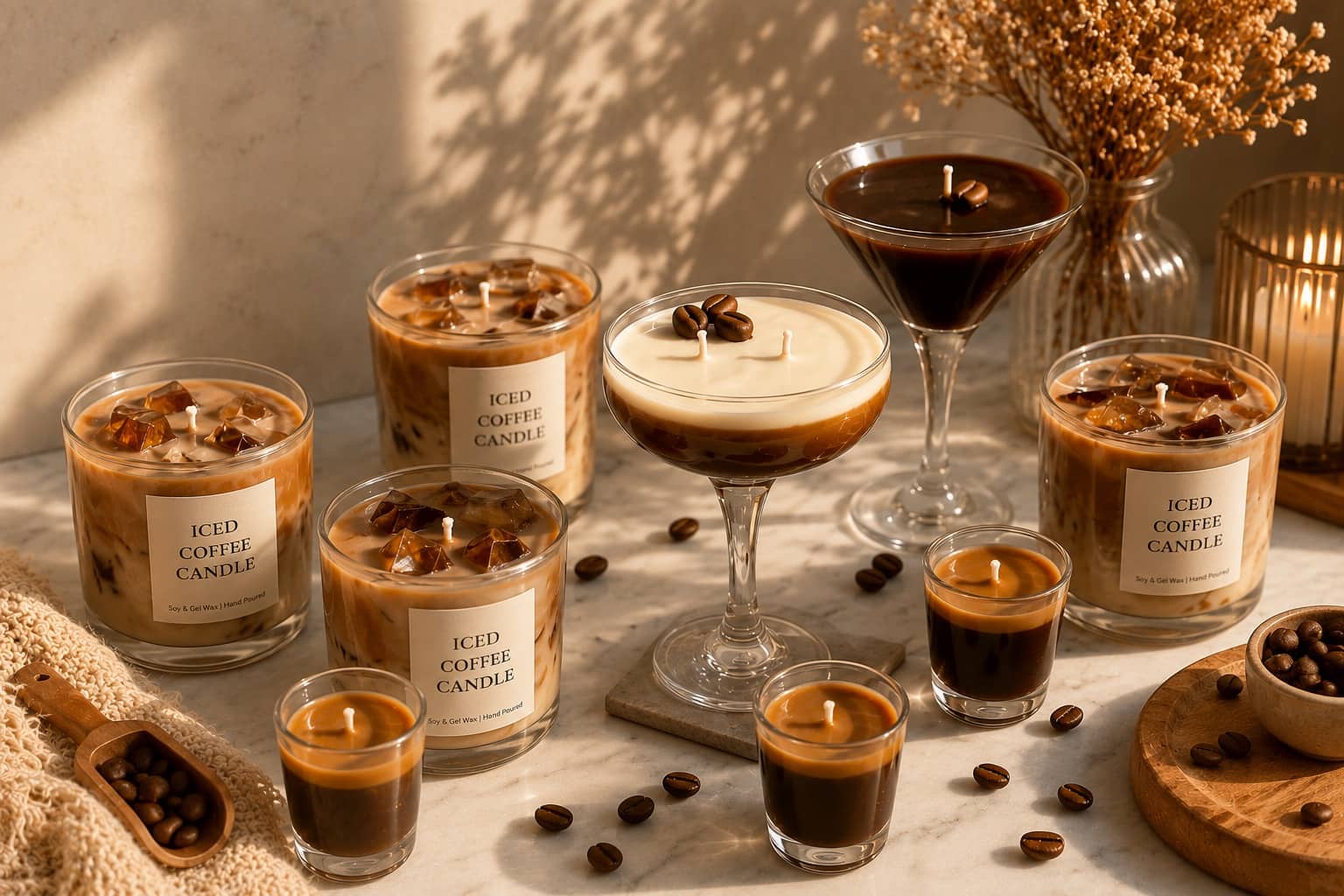 Handmade candles from a Krakow workshop