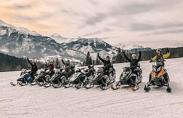 Zakopane Extreme Snowmobiling Tour with Bonfire image 2