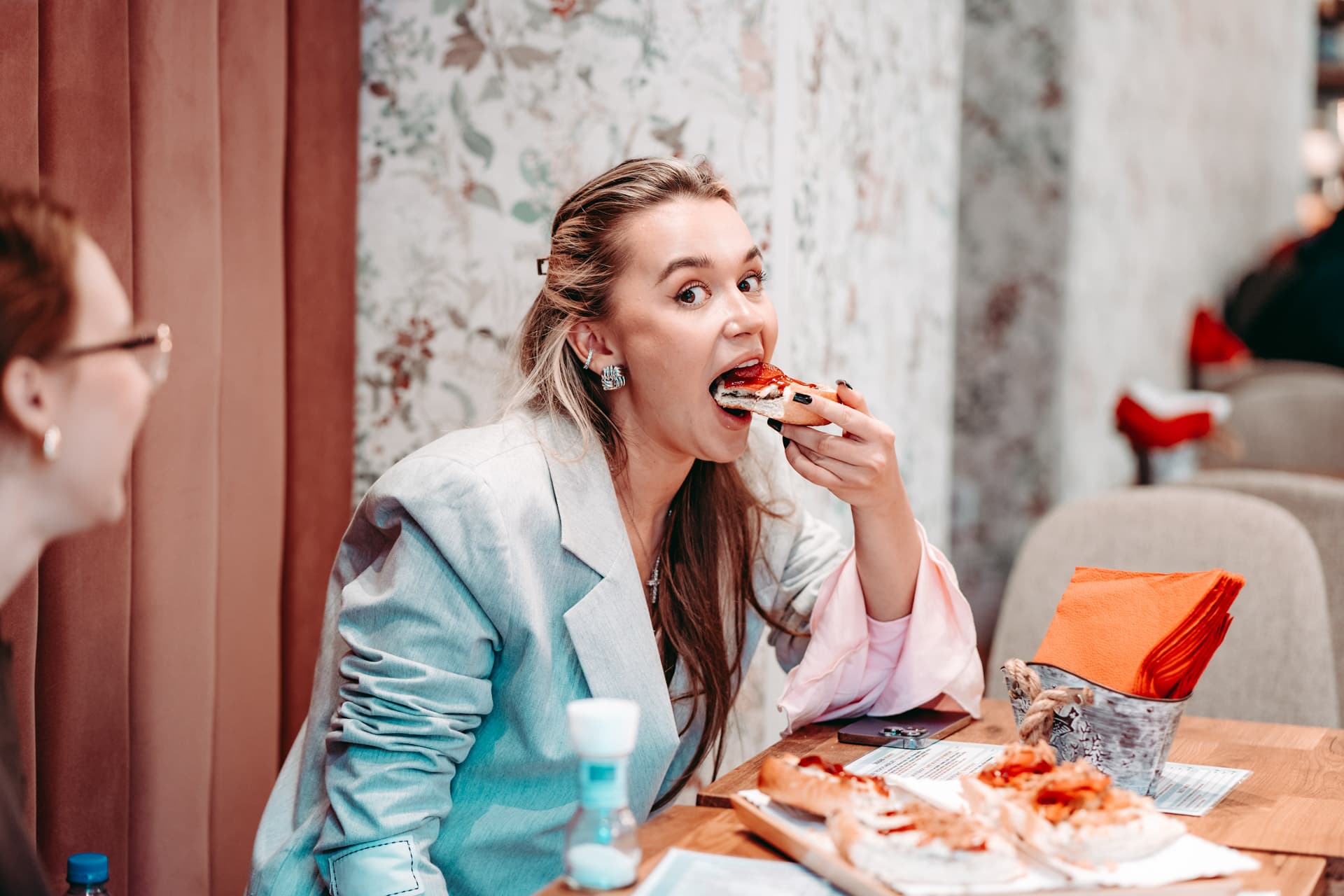 Guests enjoying drinks in a hidden Krakow Jewish Quarter bar
