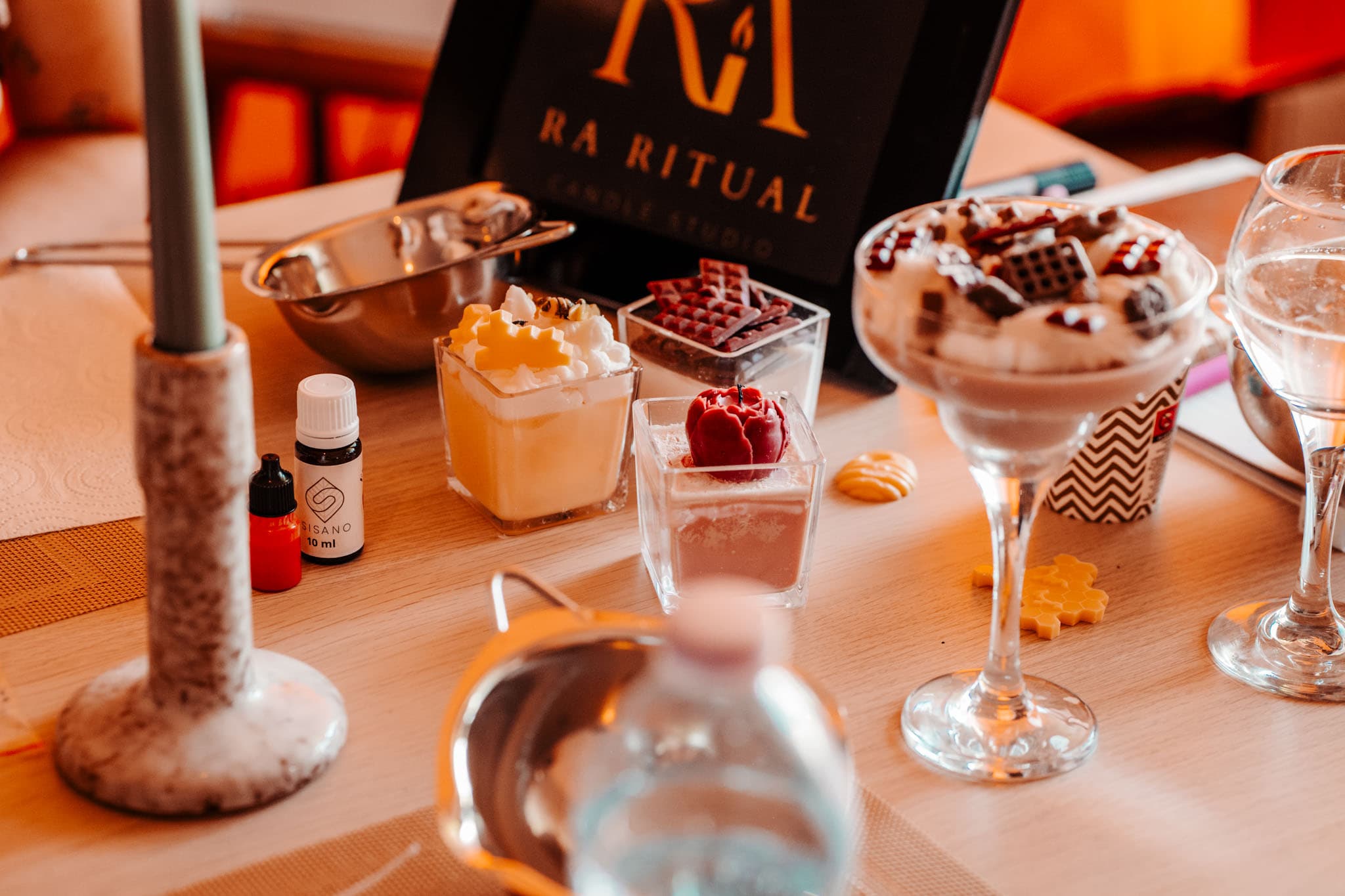 Krakow Candle Making Workshop with Wine and Music photo preview 2