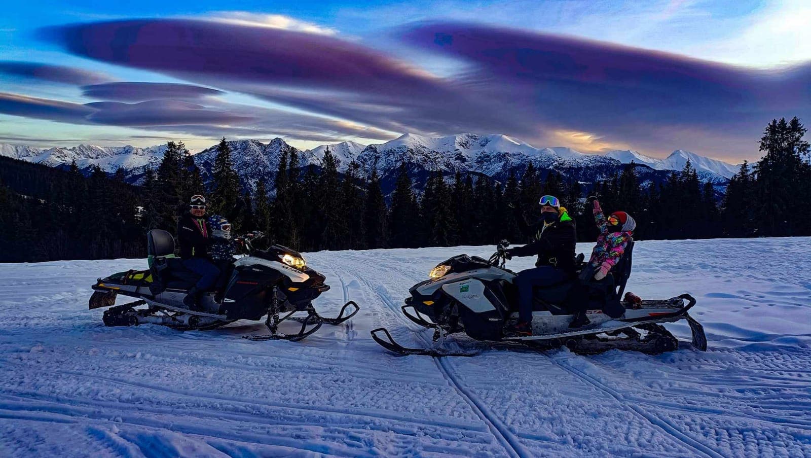 Krakow Snowmobile and Thermal Pools Tour with Hotel Pickup image 1